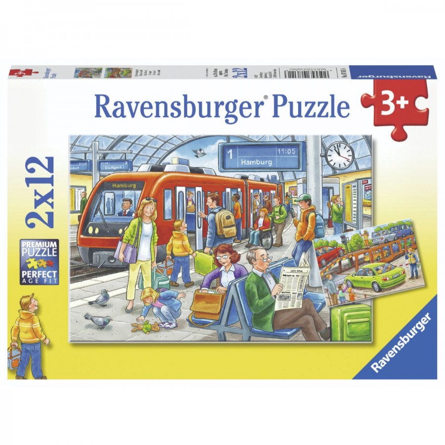 Ravensburger Puzzle 2x12 Piece Please Get In