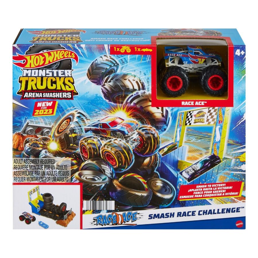 Hot Wheels Monster Trucks Arena Smashers Challenge Assorted