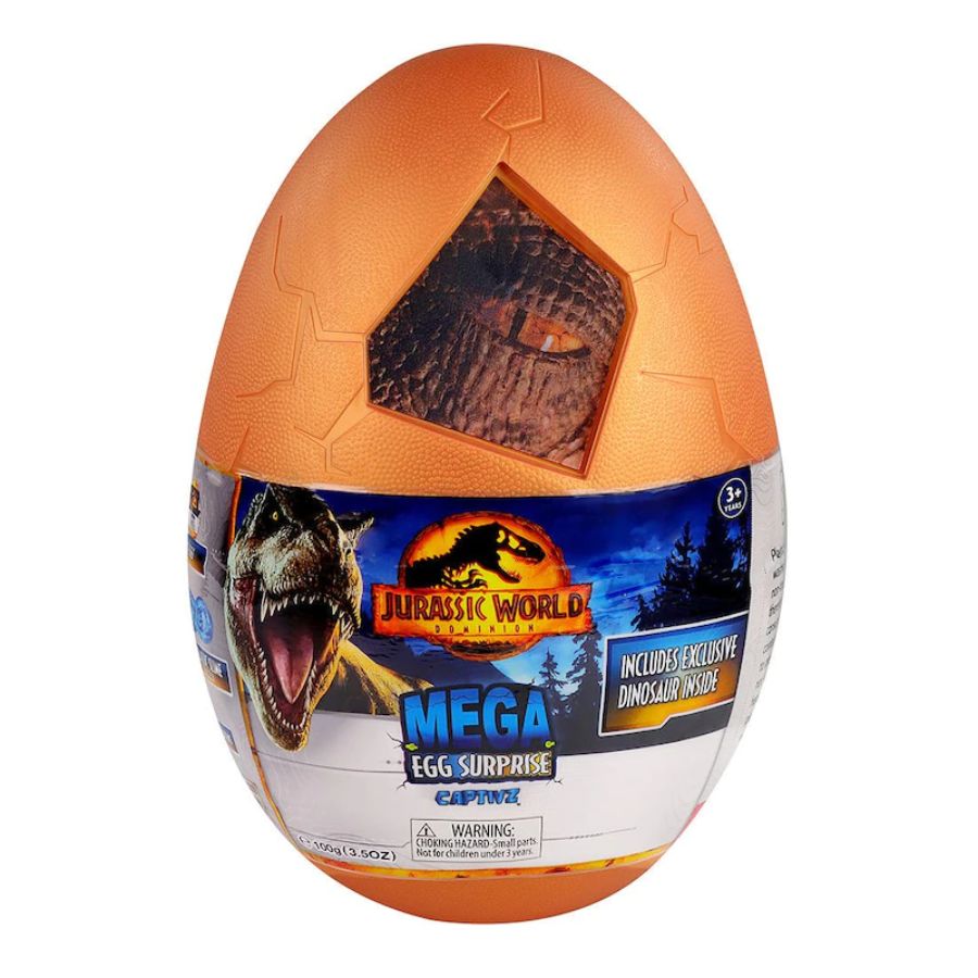Jurassic World Dominion Captivz Mega Surprise Egg Assorted