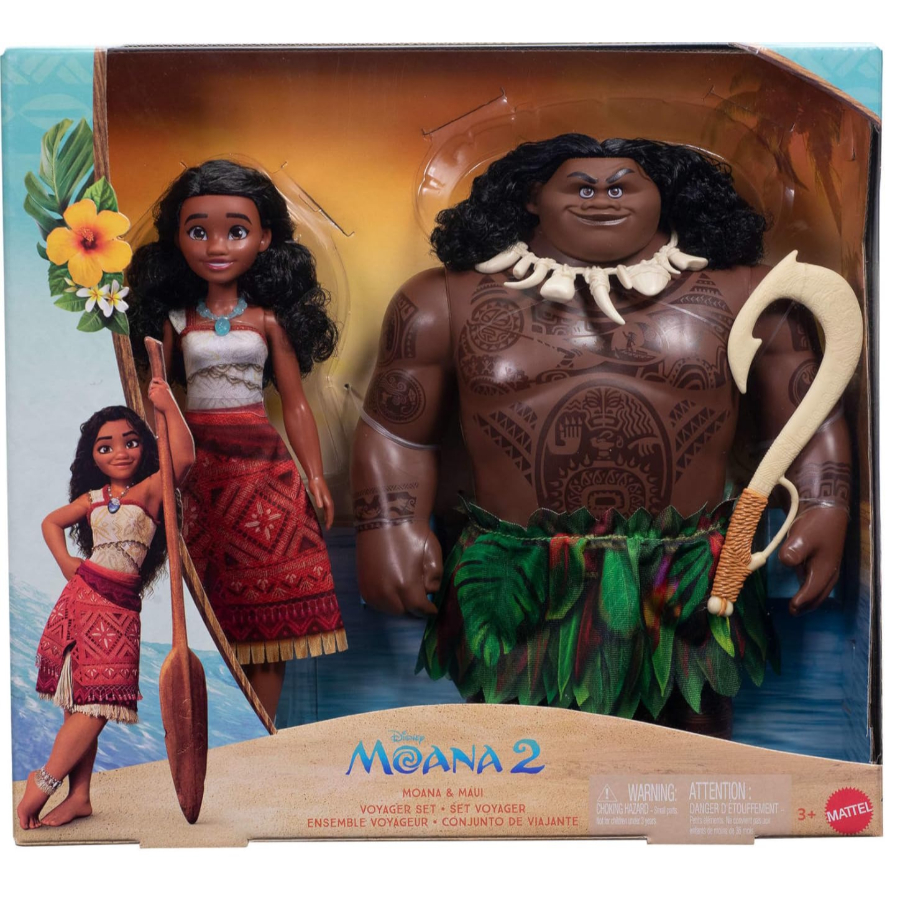 Disney Princess Moana Maui & Moana Dolls 2 Pack