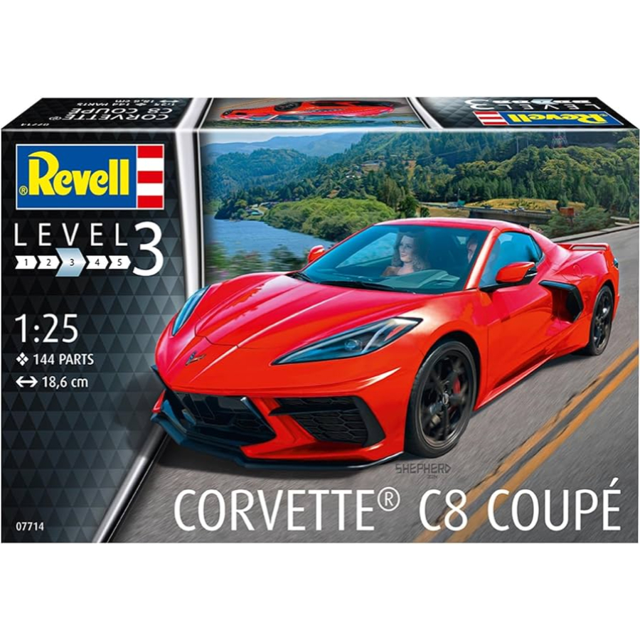 Revell Model Kit 1:24 Corvette C8 Coupe