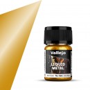 Vallejo Acrylic Paint Model Colour Metallic Red Gold Alcohol Base 35ml