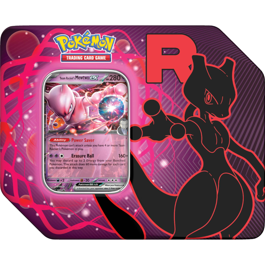 Pokemon TCG Team Rocket Tin Assorted
