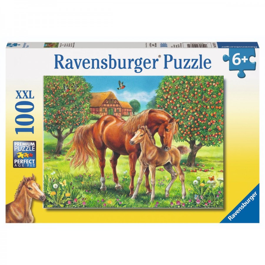 Ravensburger Puzzle 100 Piece Horses In The Field