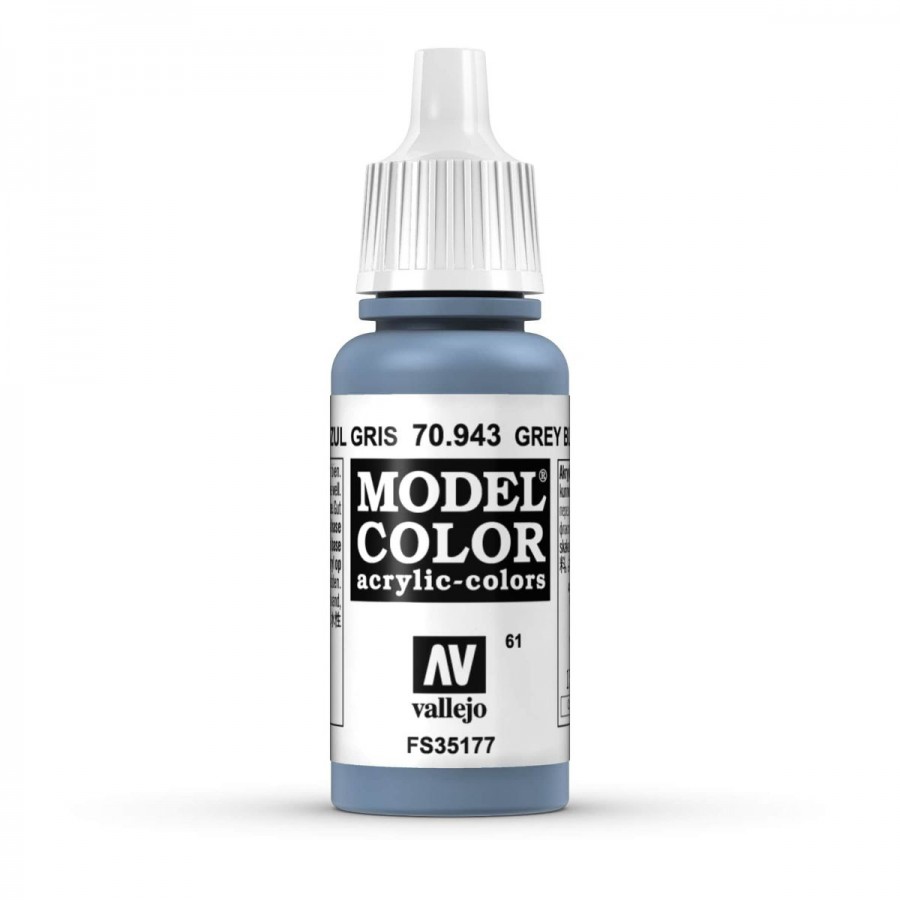 Vallejo Acrylic Paint Model Colour Grey Blue 17ml