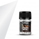 Vallejo Acrylic Paint Model Colour Metallic White Gold Alcohol Base 35ml