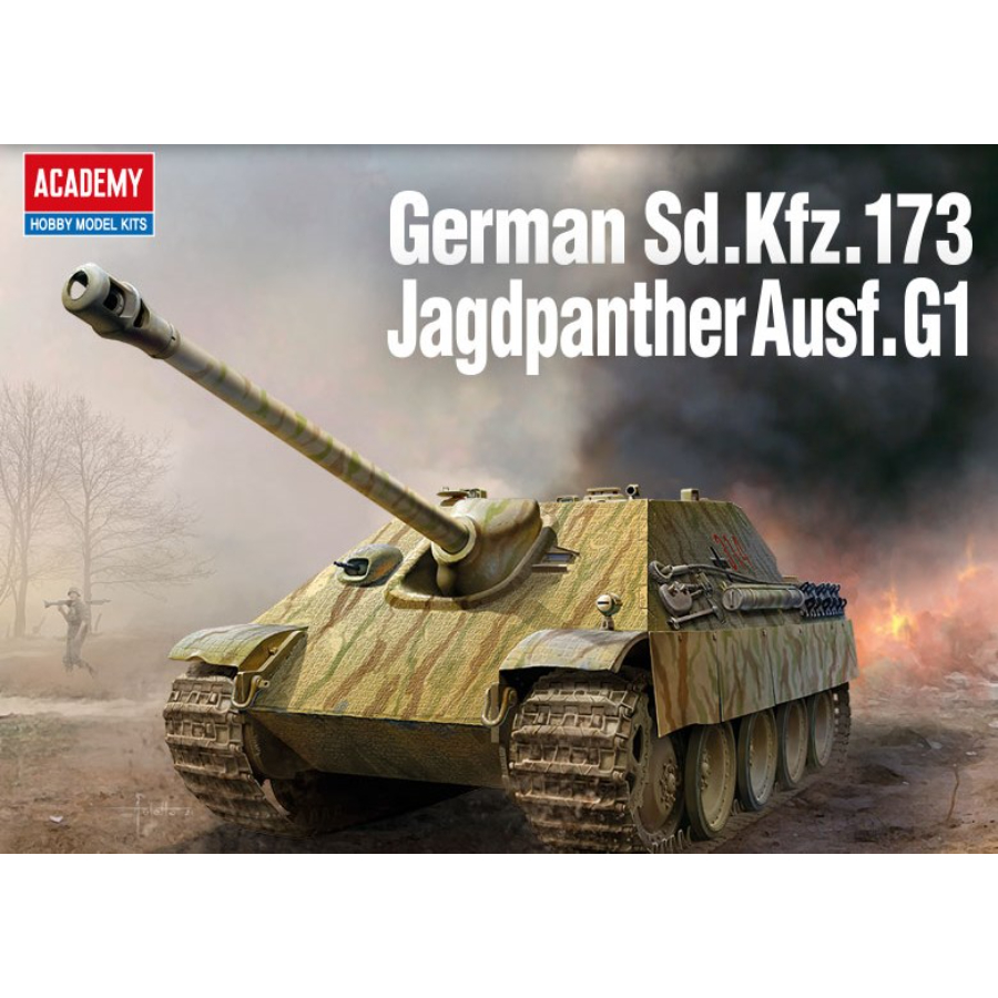 Academy Model Kit 1:35 German Sd Kfz 173 Jagdpanther Ausf G1