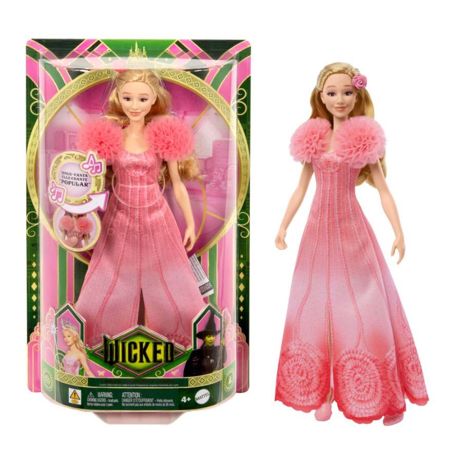 Wicked The Movie Singing Doll Glinda