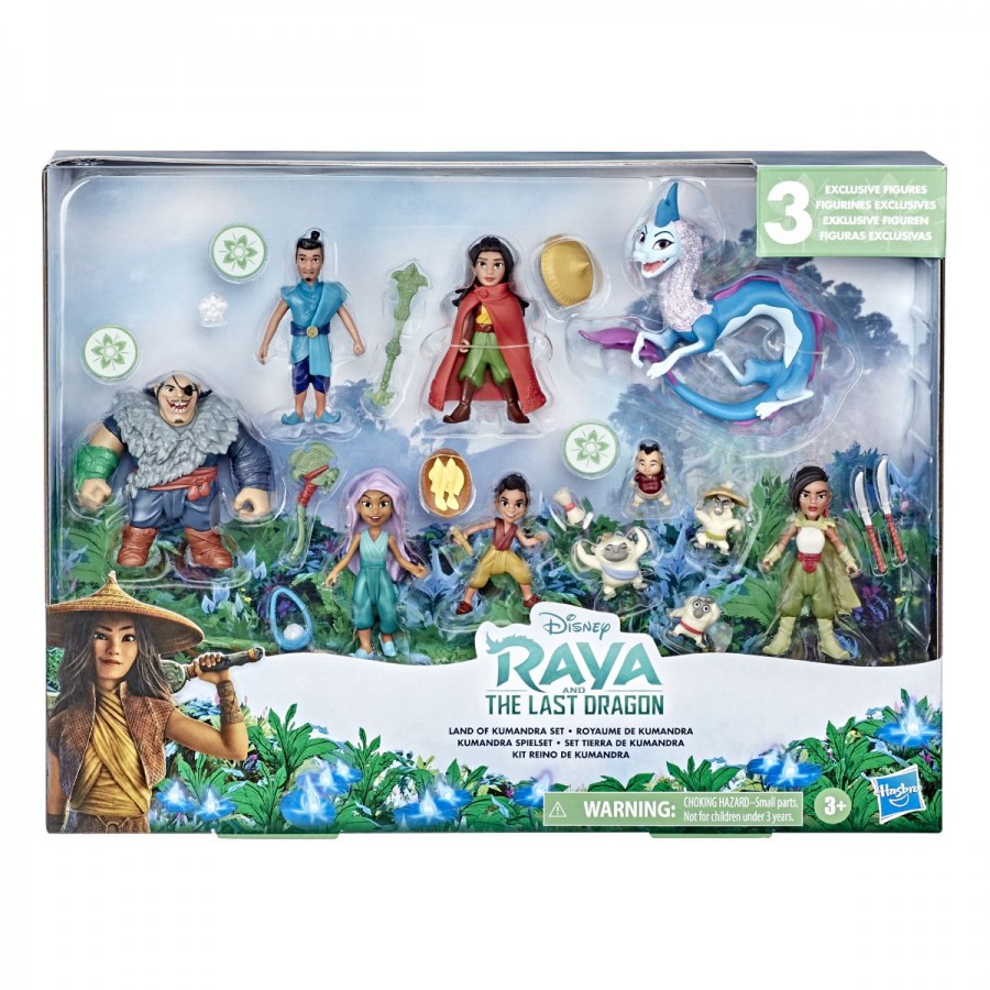 Disney Princess Raya & The Last Dragon Land Of Kumandra Multi Figure Pack