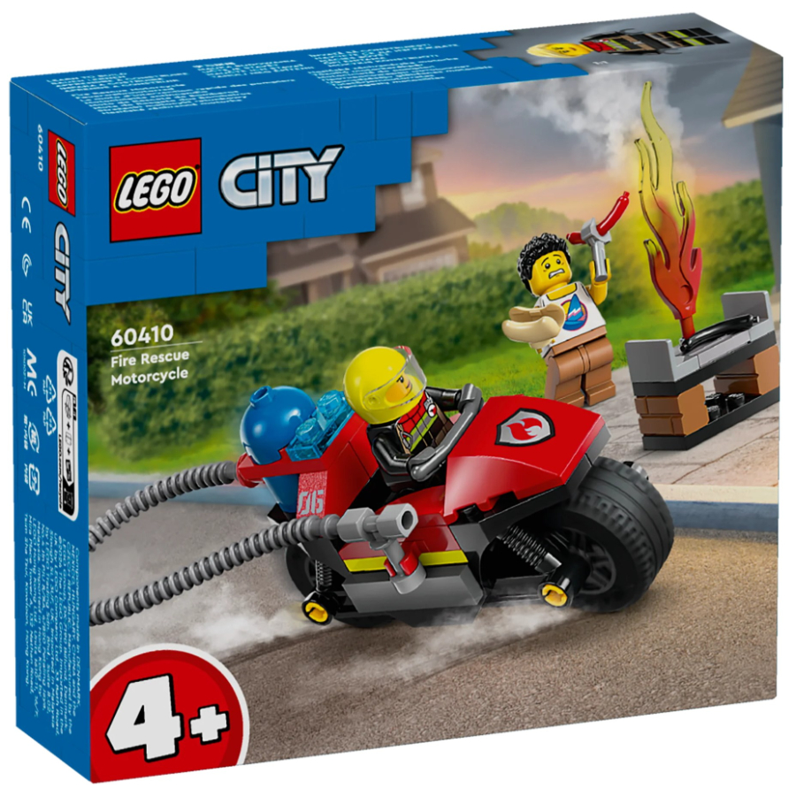 LEGO City Fire Rescue Motorcycle Age 4+ Set