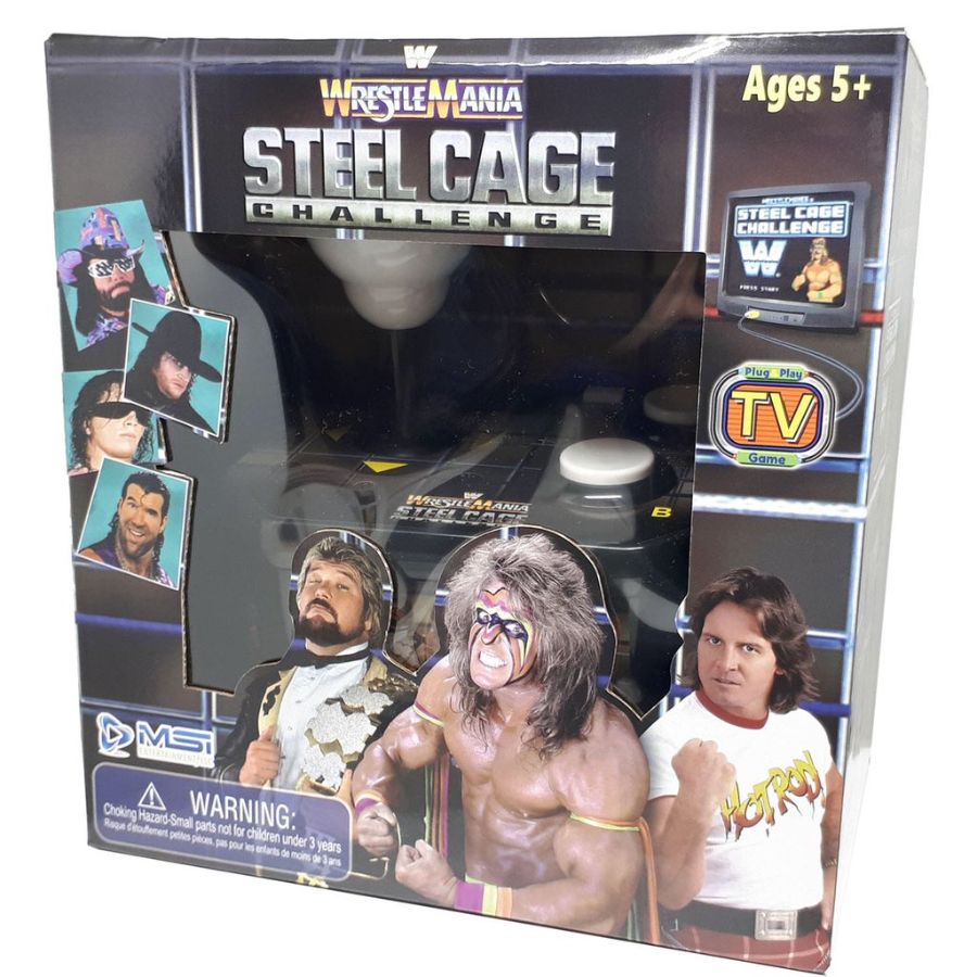 Wrestle Mania Steel Cage Challenge Plug N Play TV Game