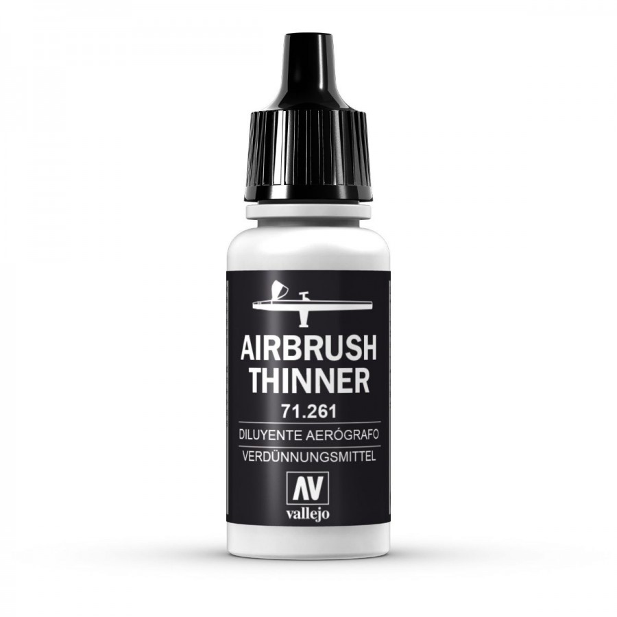 Vallejo Acrylic Paint Model Colour Airbrush Thinner 17ml