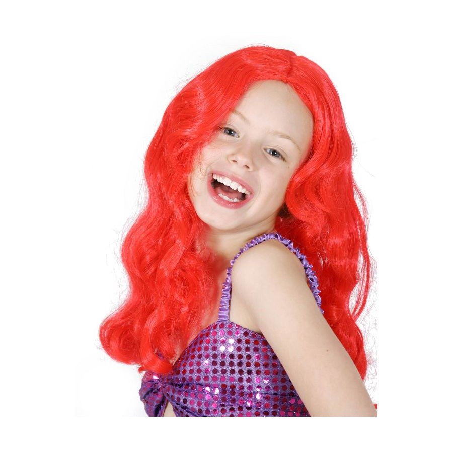 Disney Princess Ariel Little Mermaid Kids Dress Up Wig