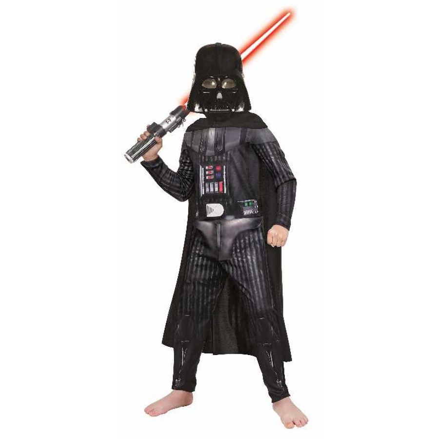 Darth Vader Kids Dress Up Costume Size 3-5