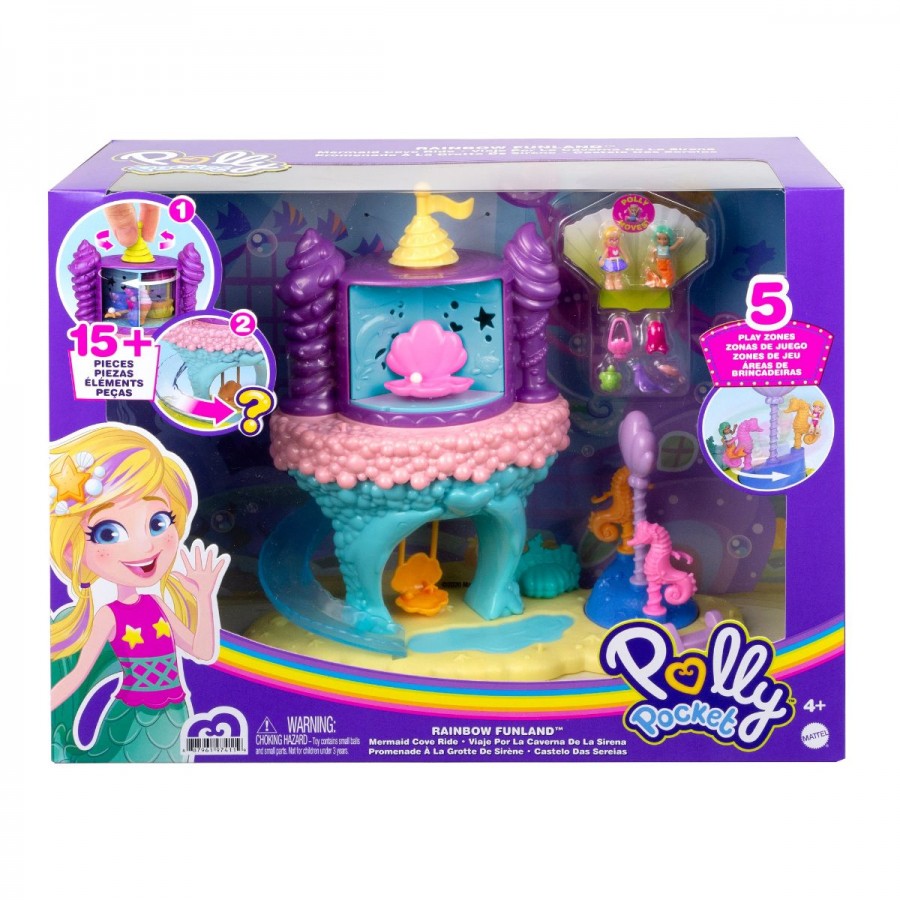 Polly Pocket The Rainbow Funland Rides Assorted