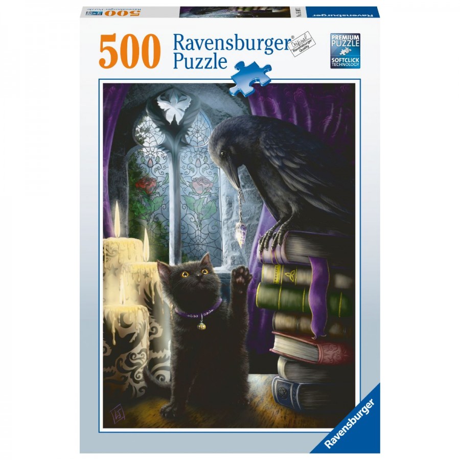 Ravensburger Puzzle 500 Piece Black Cat & Raven