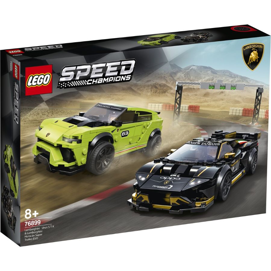 LEGO Speed Champions Lamborghini Urus ST-X & Lamborgini Huracan Super Trofeo EVO