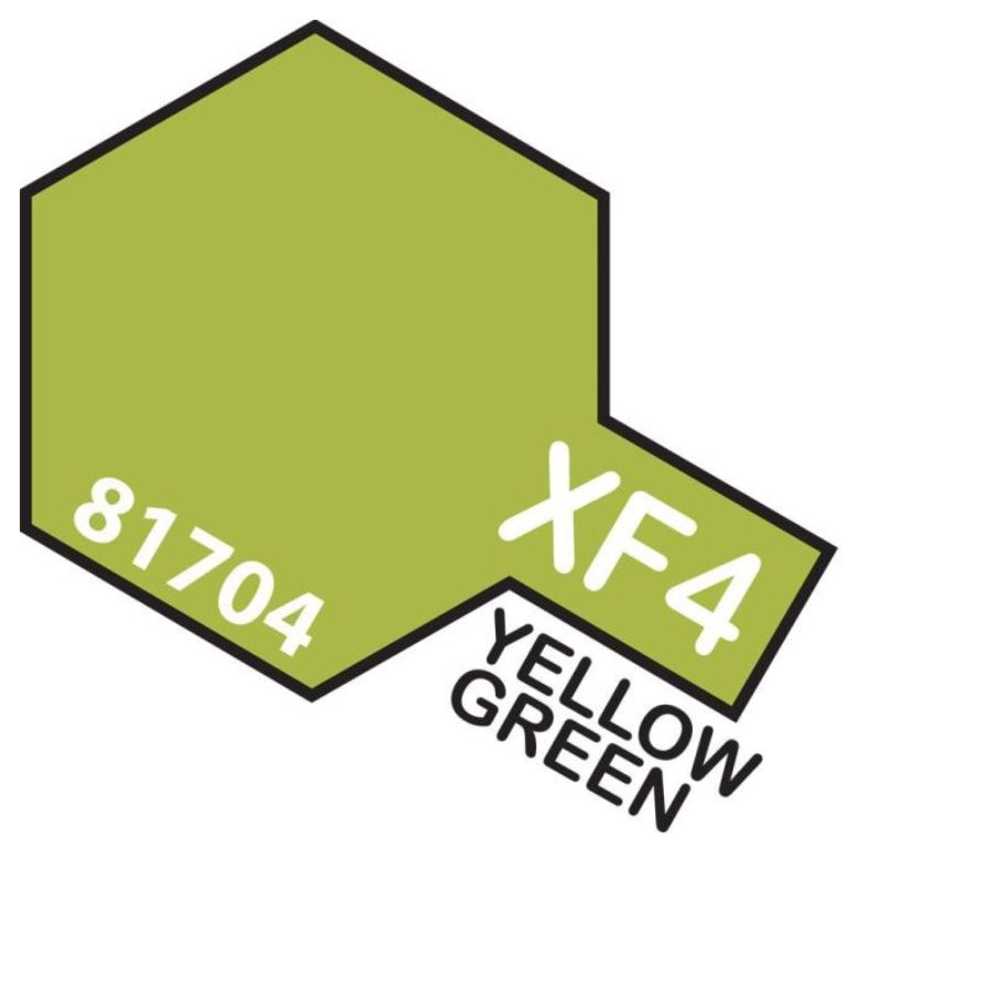 Tamiya Mini Acrylic Paint XF4 Yellow Green