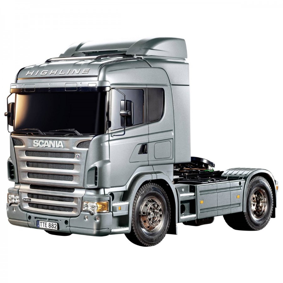 Tamiya Radio Control Kit 1:14 Scania R470 Truck Silver Edition