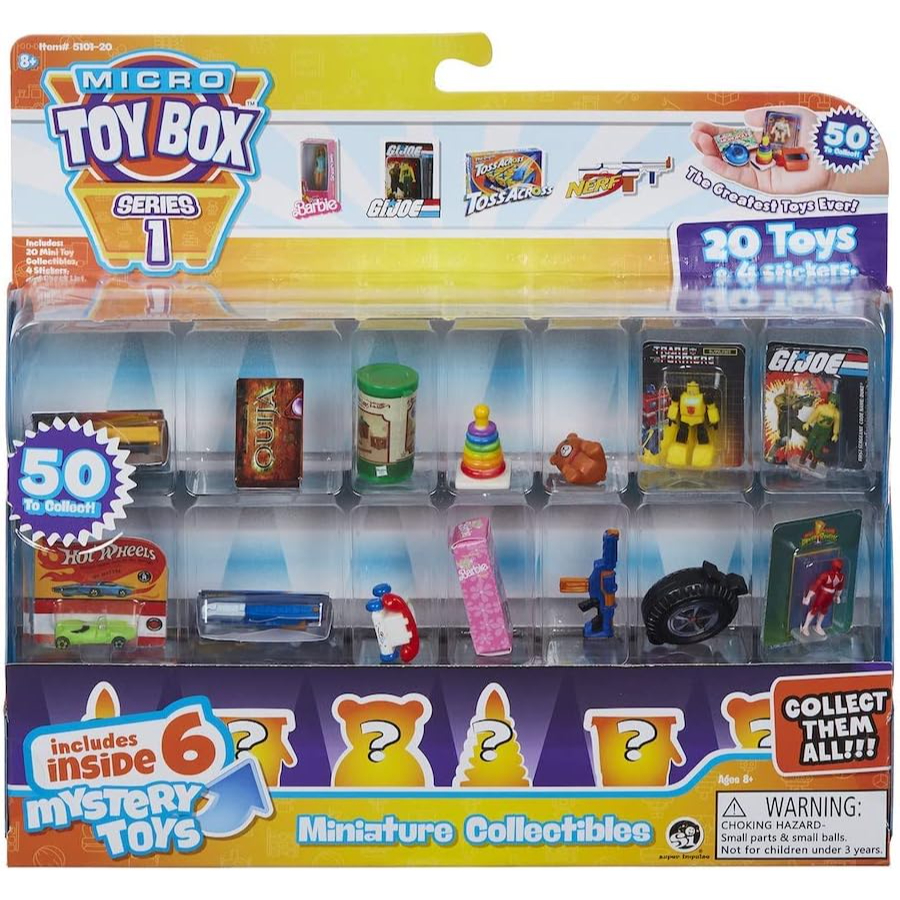 Micro Toybox Series 1 20 Piece Set Assorted