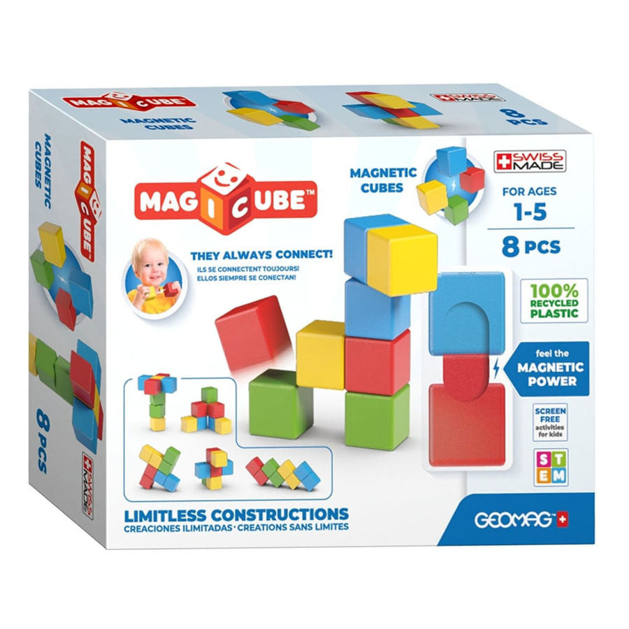 Geomag Magicube Magnetic Cubes 8 Piece Set