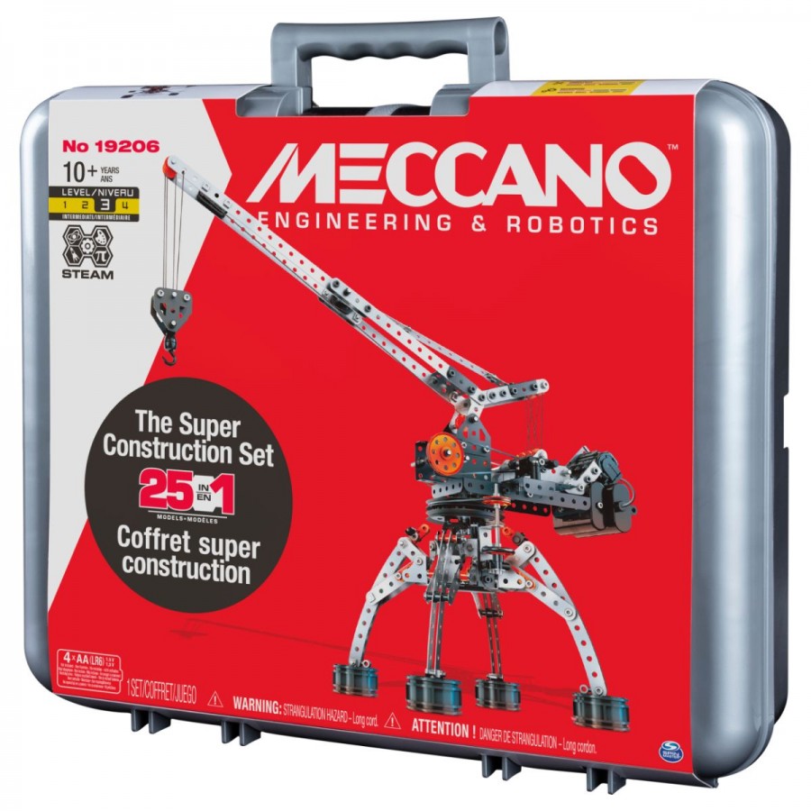 Meccano Super Construction Set In Carry Case