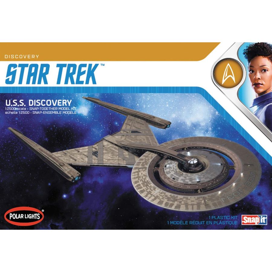 Polar Lights Model Kit 1:2500 Star Trek USS Discovery