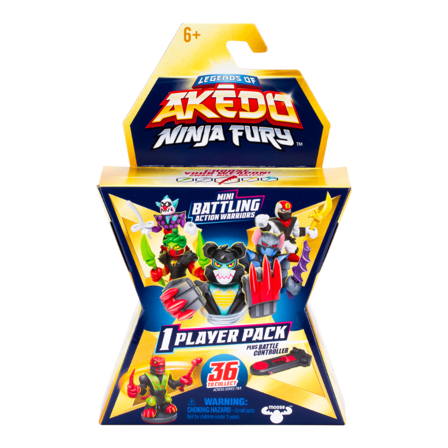 Akedo Series 7 Ninja Fury Single Pack Assorted