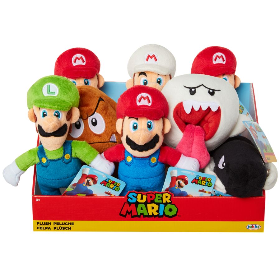 Super Mario Basic Plush Assorted