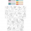 Crayola Disney Princess 18 Posters & 10 Markers Set