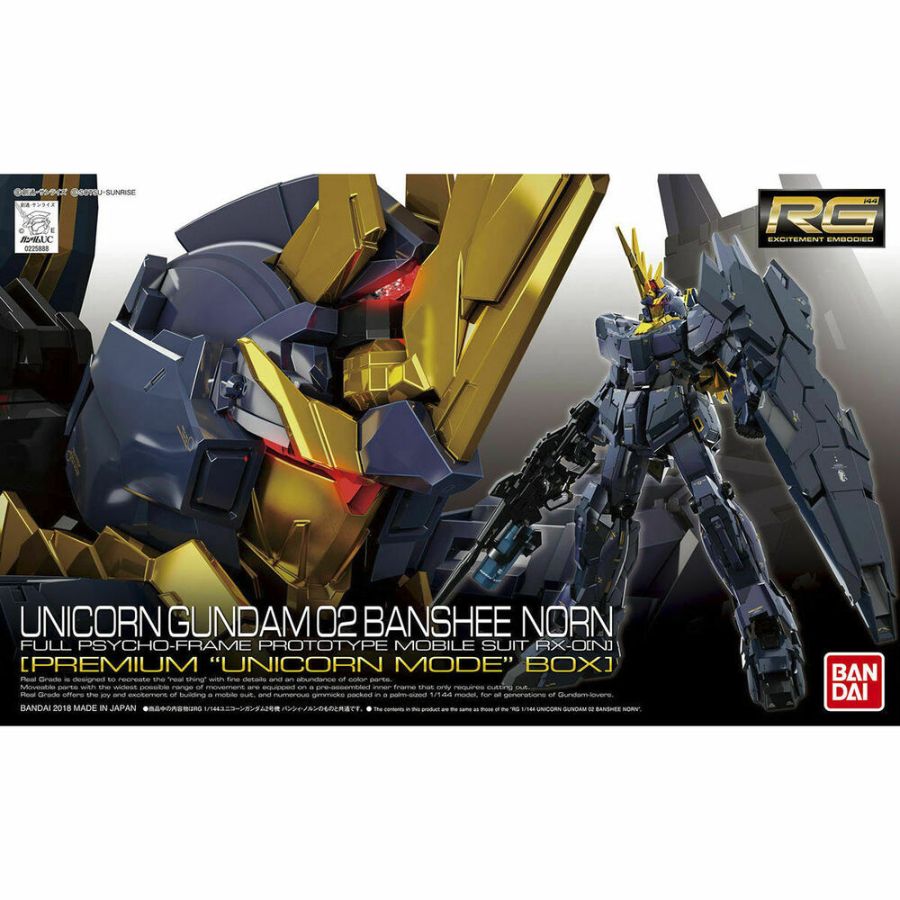 Gundam Model Kit 1:144 RG Unicorn Gundam 02 Banshee Spec