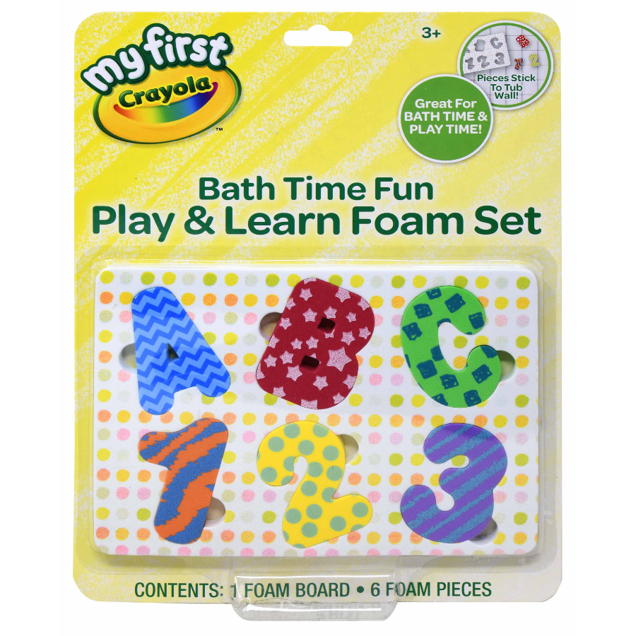 Crayola Bath Play & Learn Foam Puzzle Set