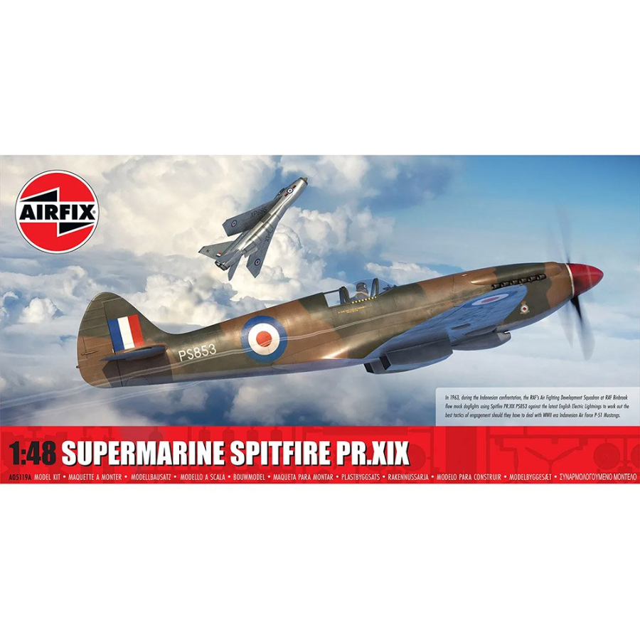Airfix Model Kit 1:48 Supermarine Spitfire PR XIX