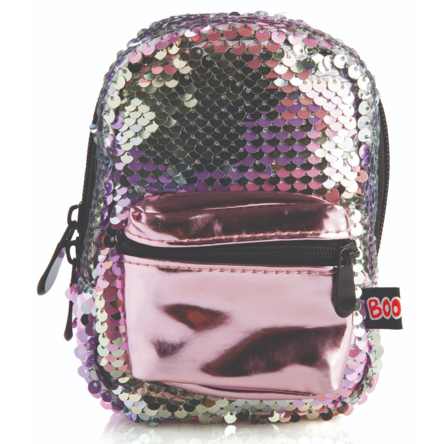 BooBoo Mini Backpack Sequin Pink