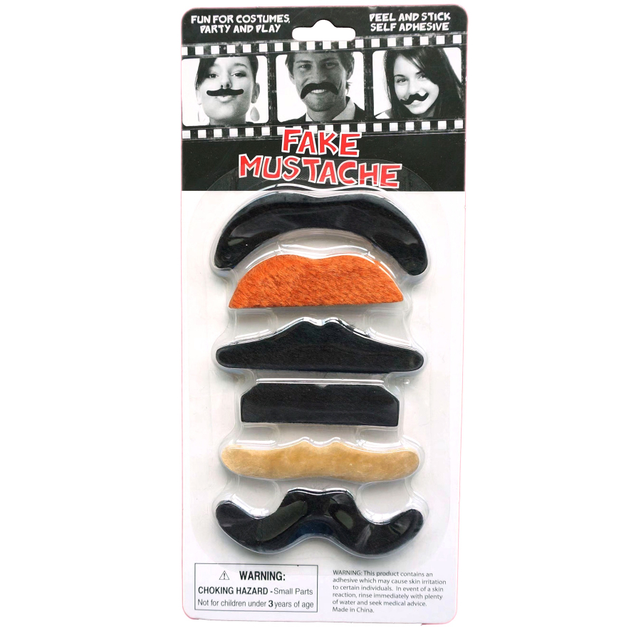 Moustache Disguises 6 Pack