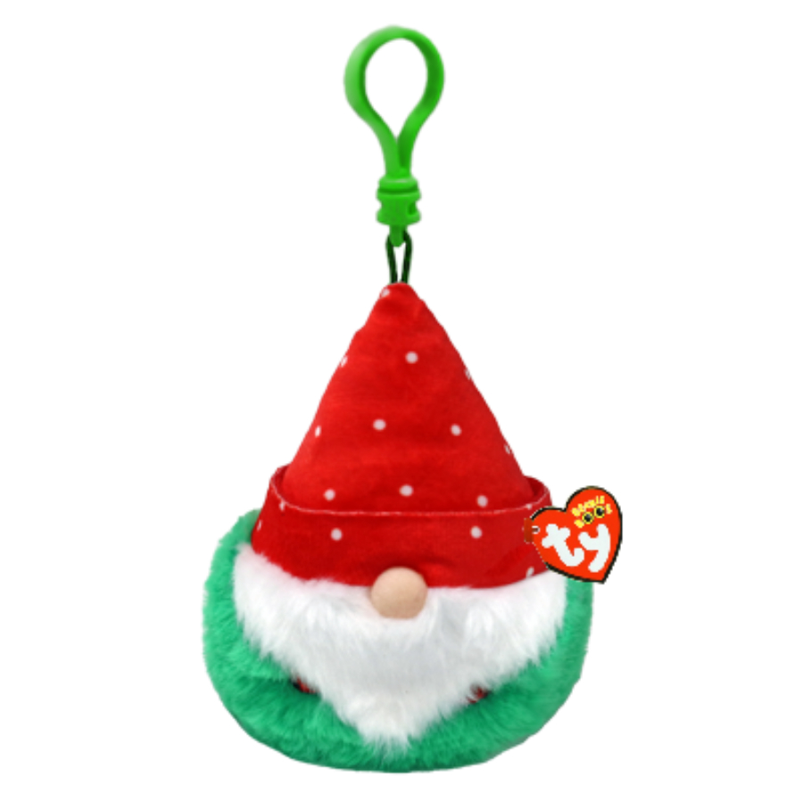 Beanie Boos Clips Topsy Red Hat Gnome