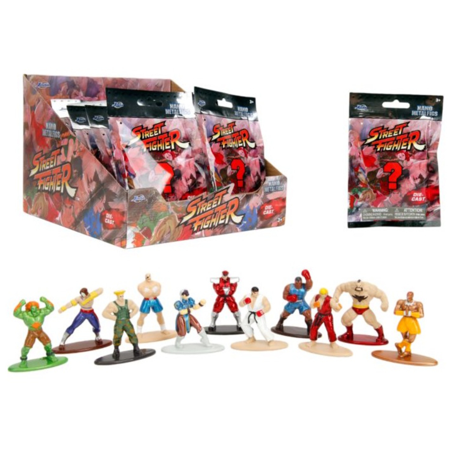 Jada Collectables Street Fighter Nano MetalFig Blind Bag Assorted