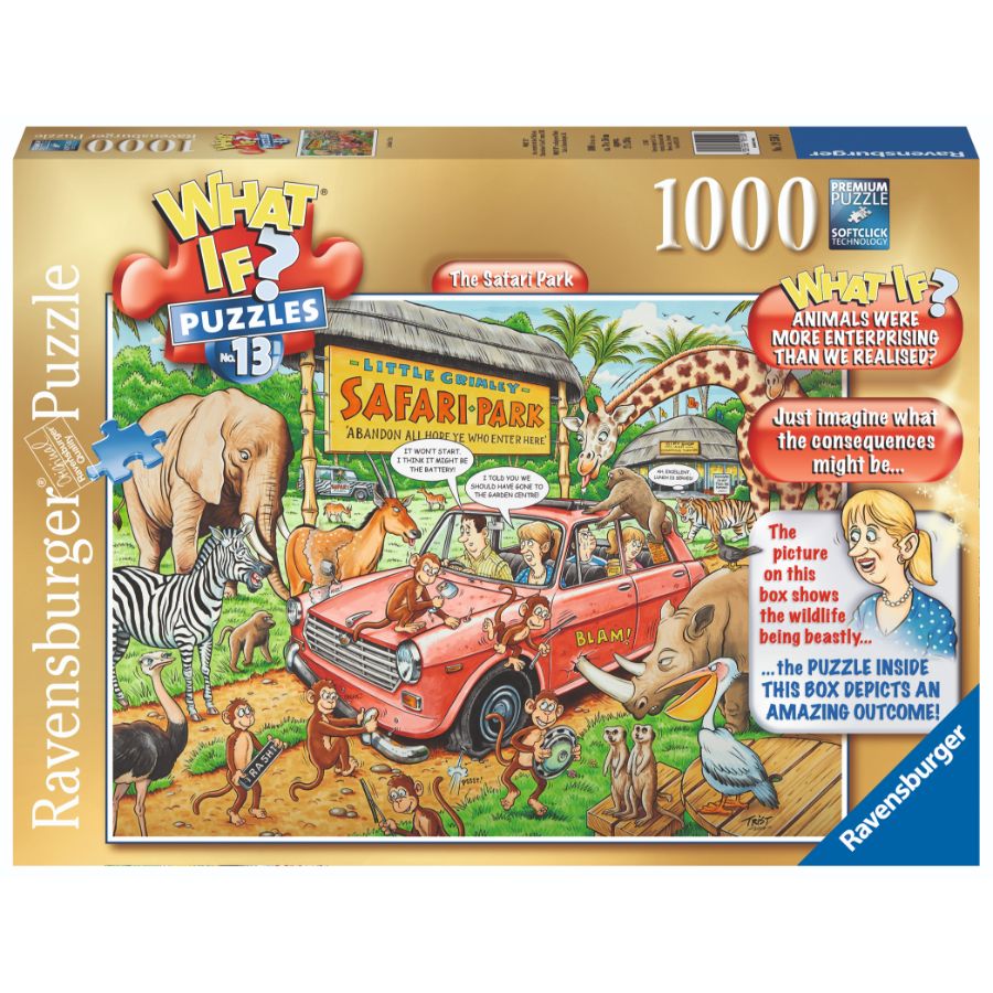 Ravensburger Puzzle 1000 Piece What If No 13 Safari Park