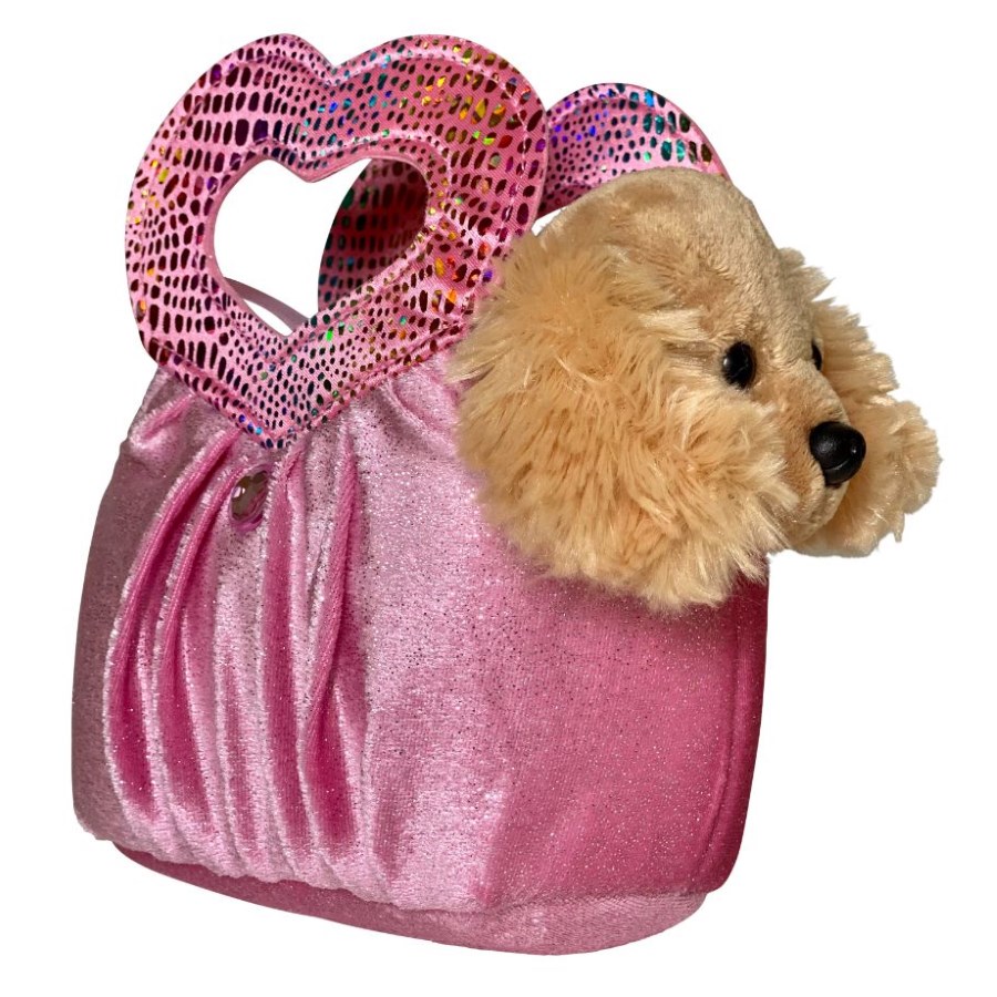 Plush in Bag Cocker In Pink Heart Bag