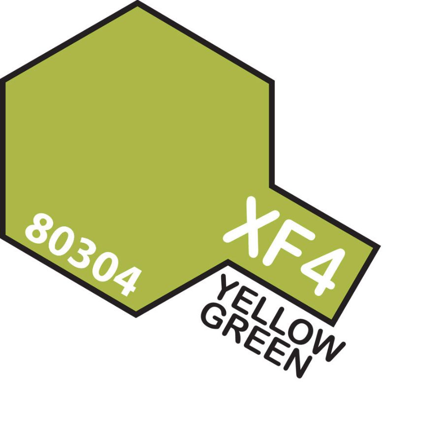 Tamiya Enamel Paint XF4 Yellow Green