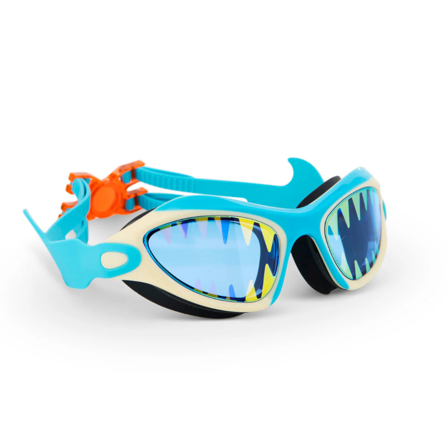 Bling2O B Megamouth Shark Tooth White Swimming Goggles