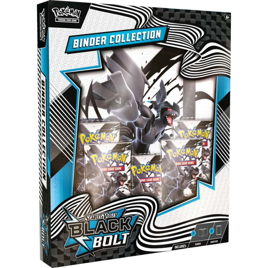 Pokemon TCG Scarlet & Violet Black Bolt 9 Pocket Binder Box