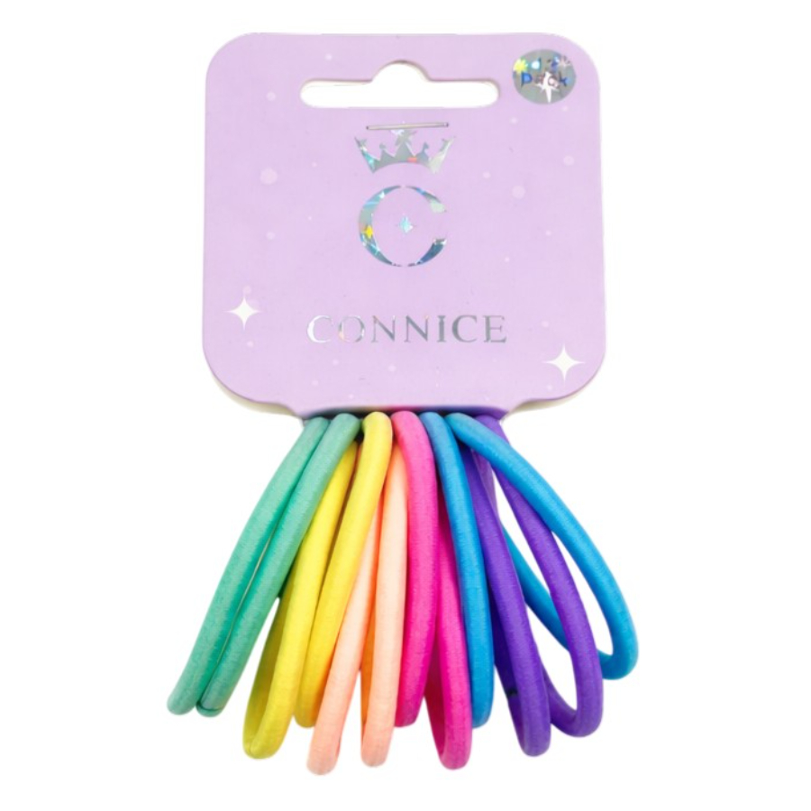 Kids Hair Ties Macaron Colours 12 Pack