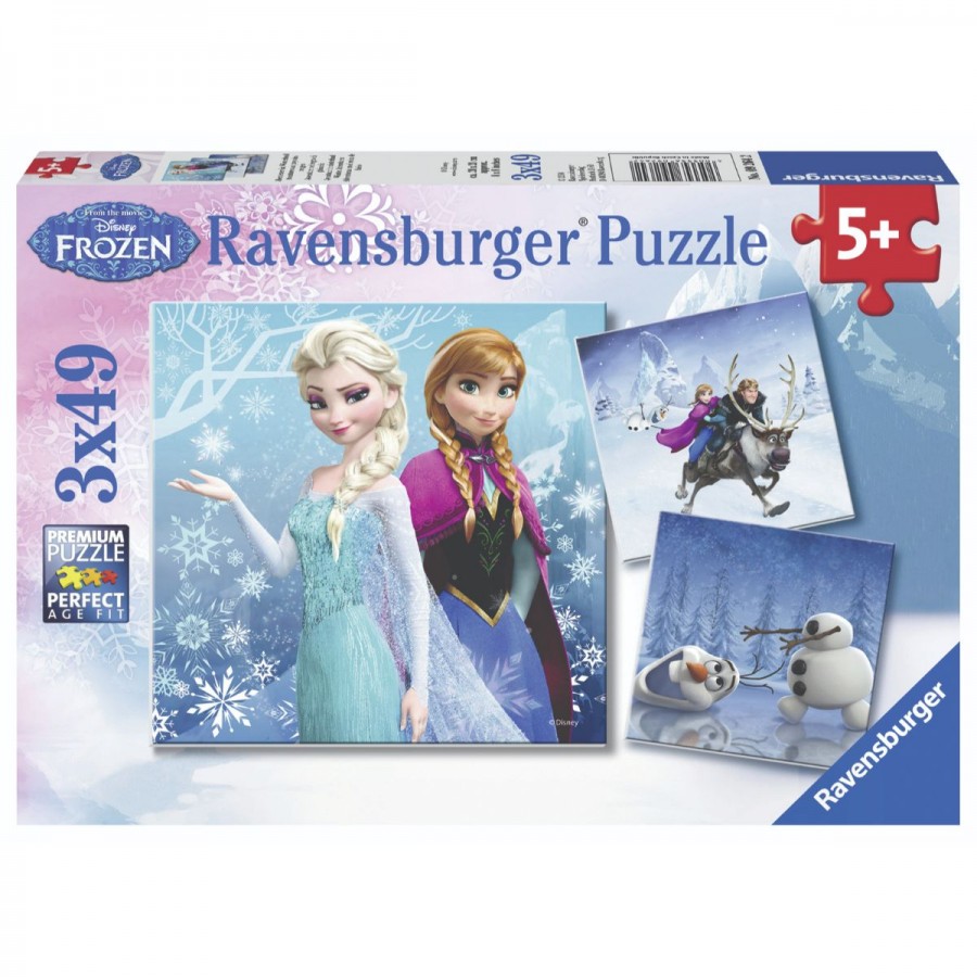 Ravensburger Puzzle Disney 3x49 Piece Disney Winter Adventures