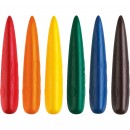 Faber Castell Little Creatives Easy Grip Finger Crayon 6 Pack