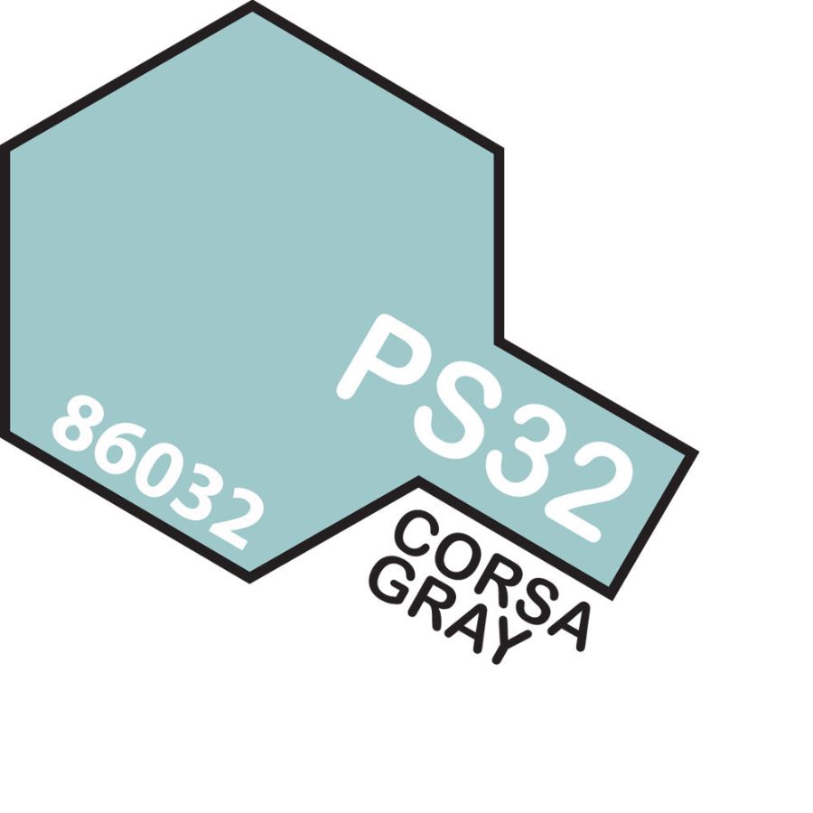 Tamiya Spray Polycarb Paint PS32 Corsa Grey PC