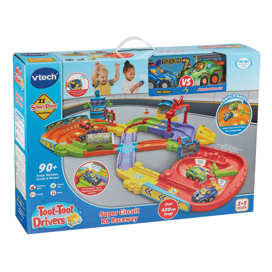 VTech Toot Toot Drivers Super Circuit Radio Control Raceway