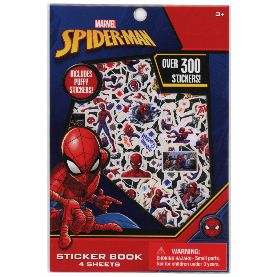 Spider-Man Sticker Pack With 300 Stickers