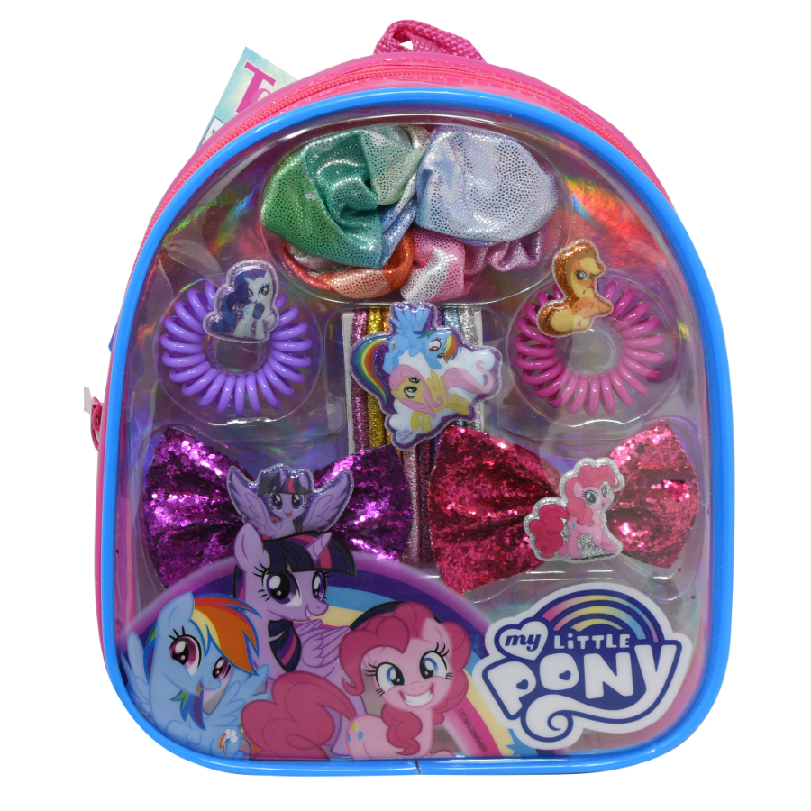 My Little Pony Hair Accessories In Mini Backpack