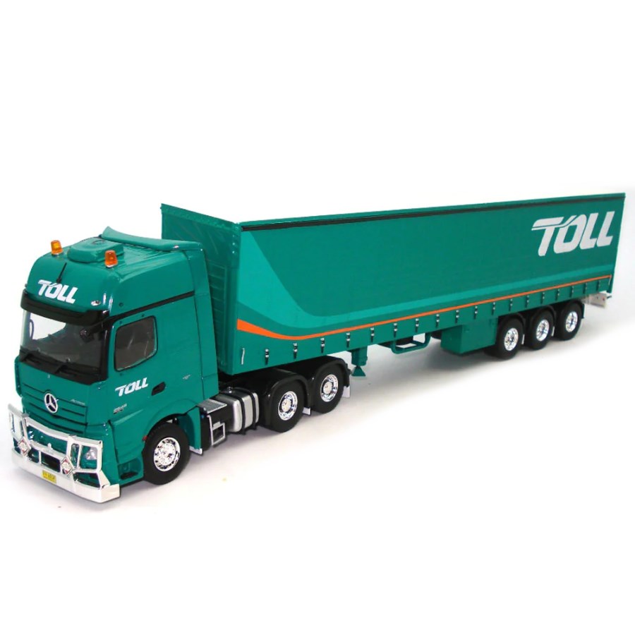 Cooee Classics Diecast 1:50 2019 Toll Mercedes MP04 Prime Mover With Tautliner Trailer